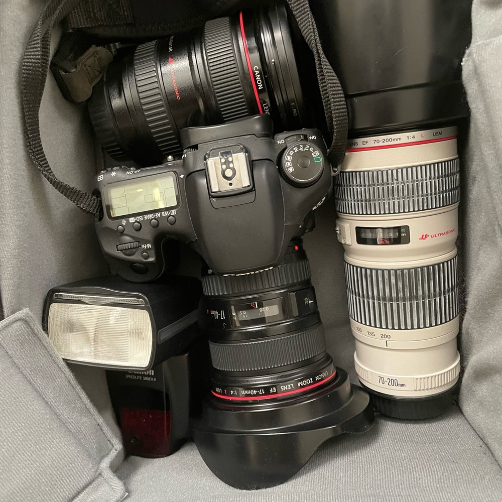 Canon eos 7D with accessories